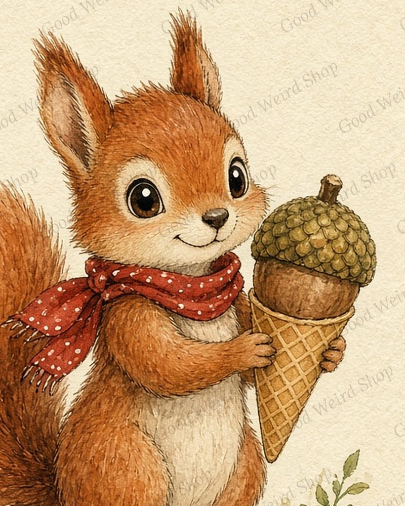 A Scoop of Autumn, close-up detail