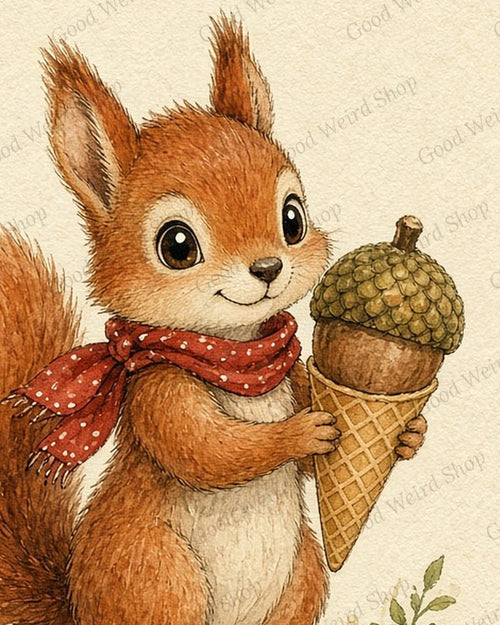 A Scoop of Autumn, close-up detail