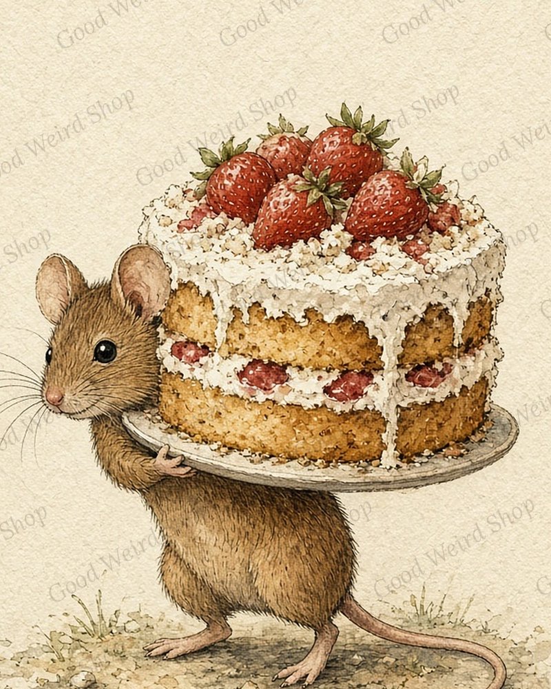 A Very Important Cake, close-up detail