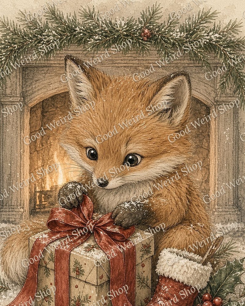 Christmas Morning, close-up detail
