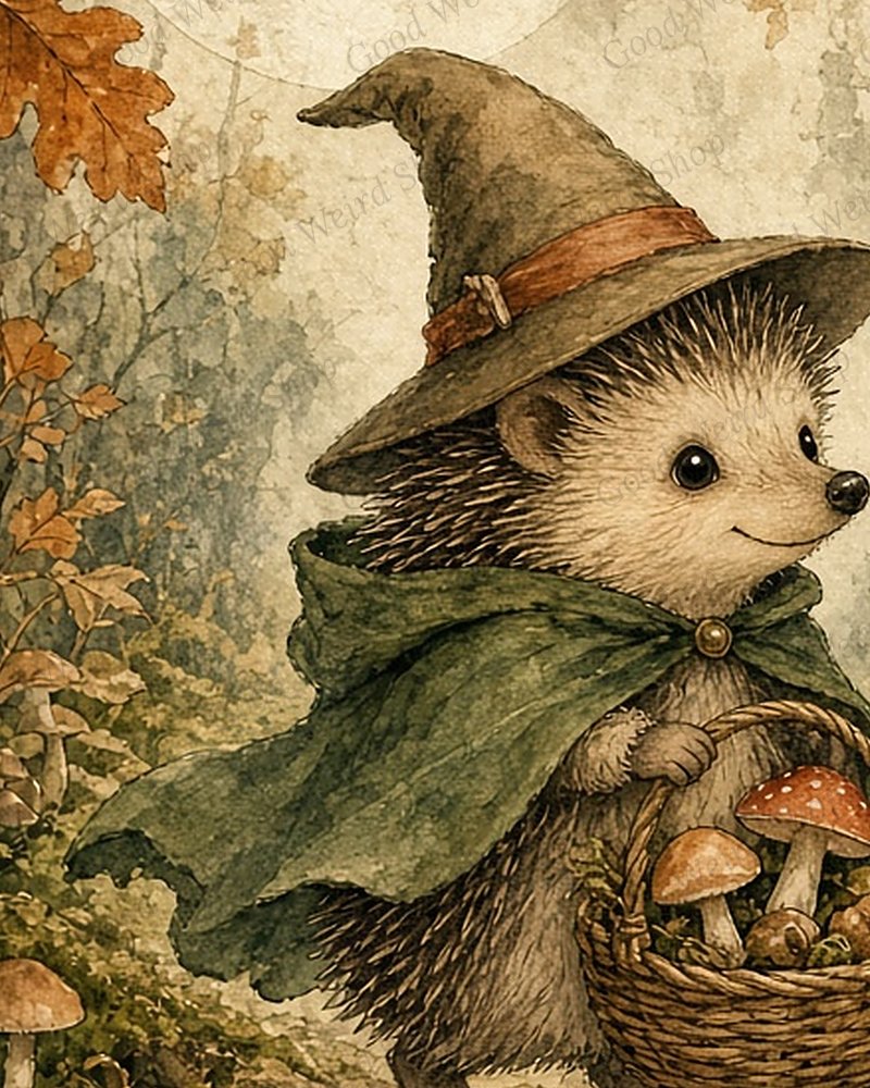 Moonlight Foraging, close-up detail