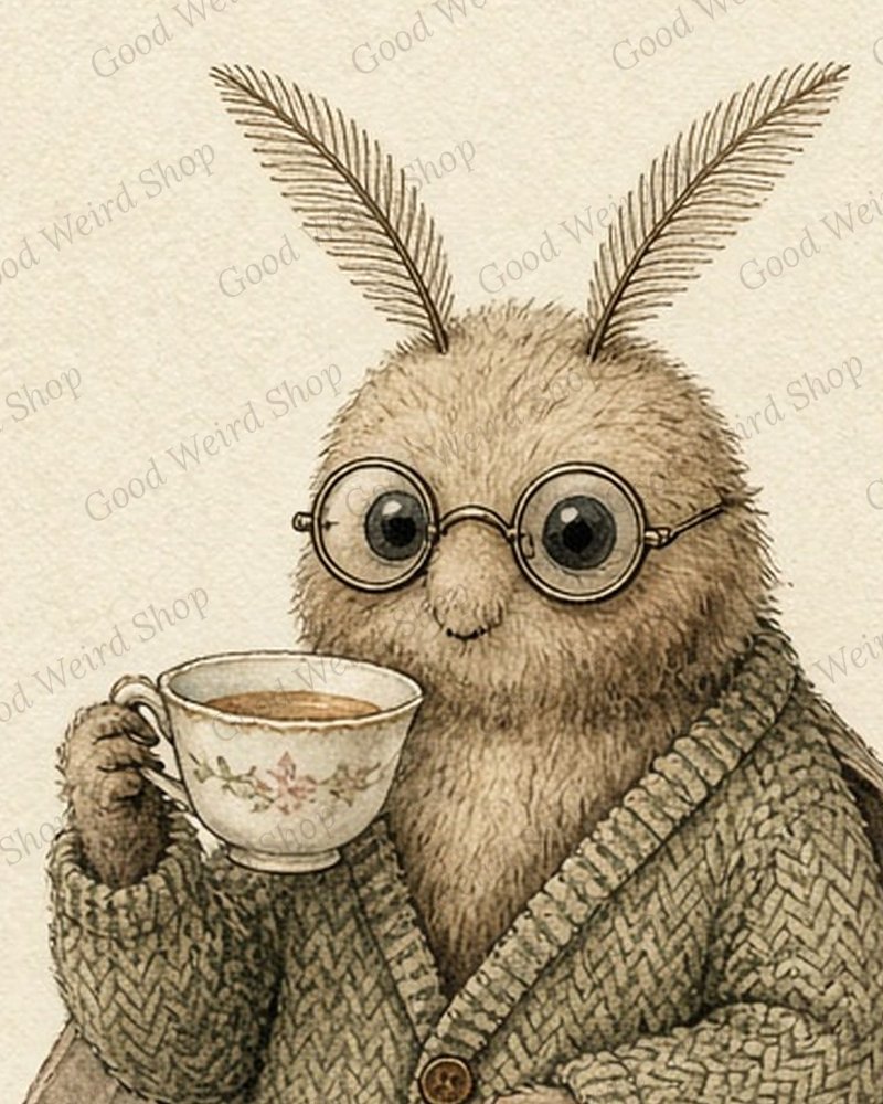 Tea Before Twilight, close-up detail