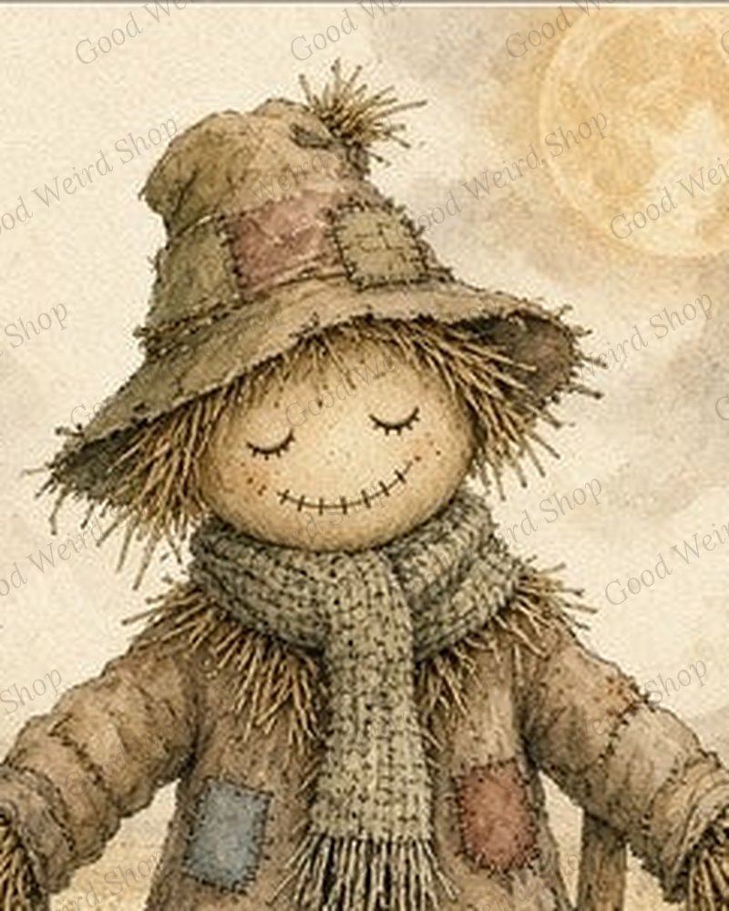 The Gentle Scarecrow, close-up detail