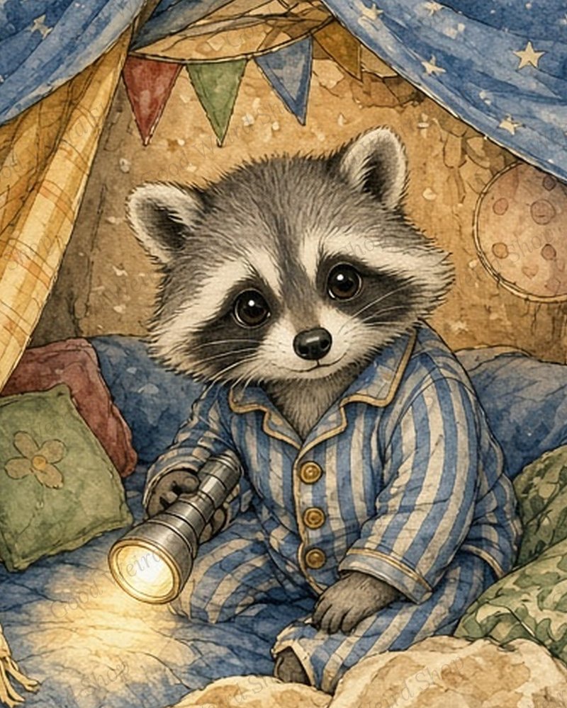The Midnight Fort, close-up detail