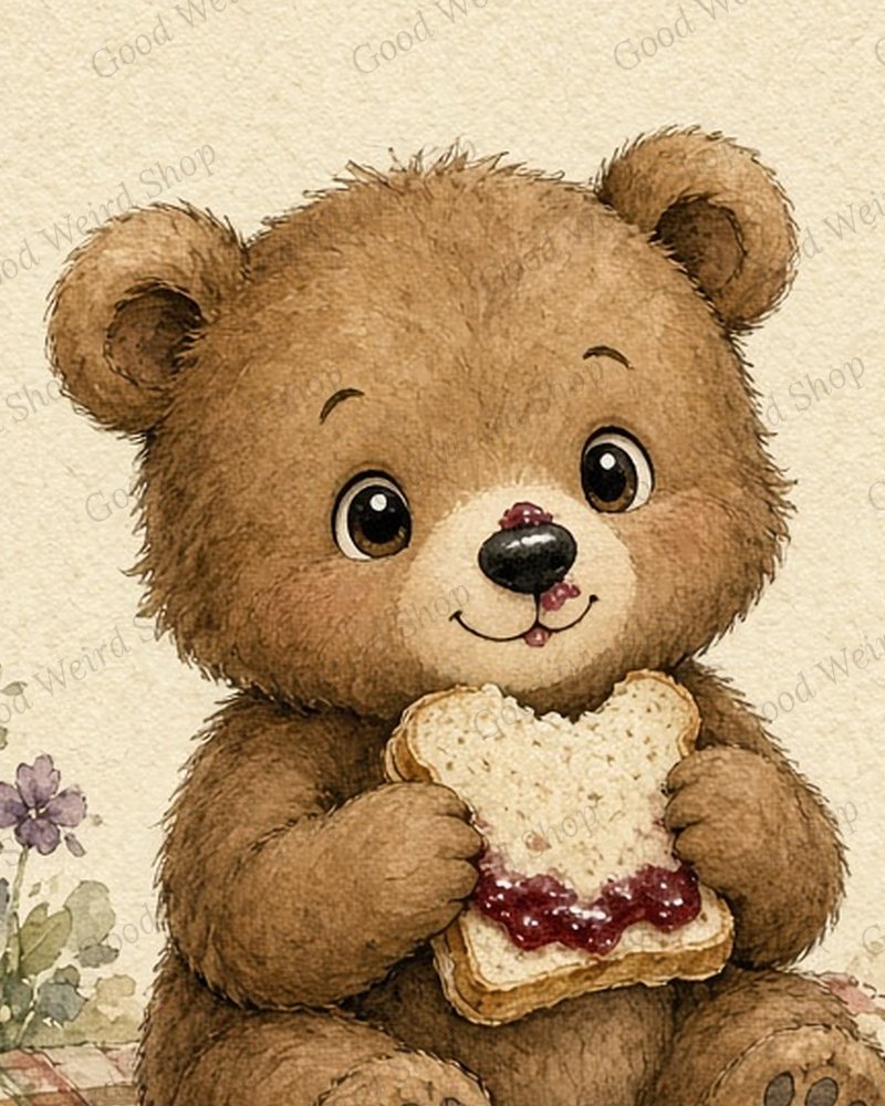 The Sweetest Little Picnic, close-up detail